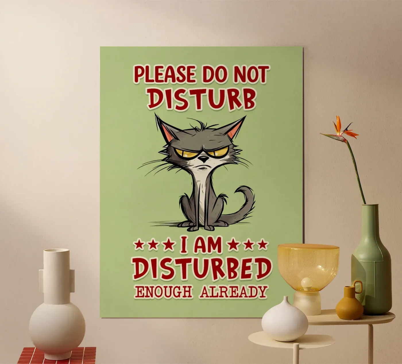 please do not disturb poster by Ramanda
