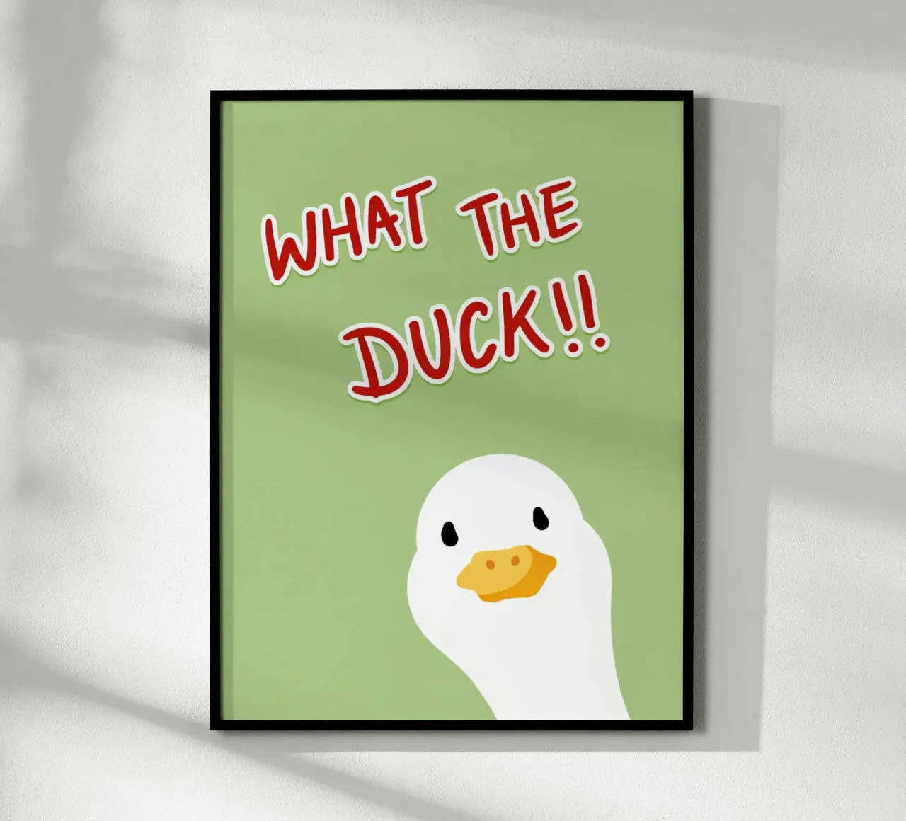 what the duck poster by Ramanda