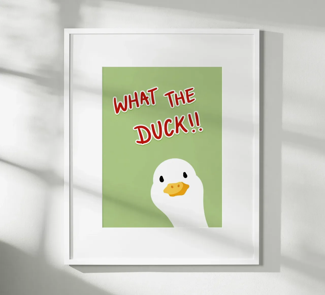 what the duck poster by Ramanda