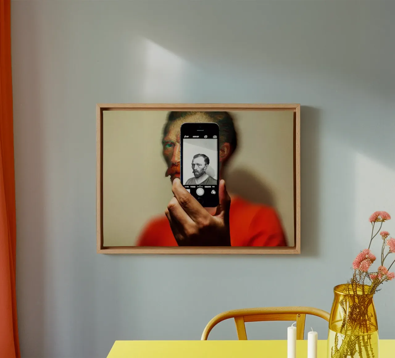 Show You My Selfie tela con Cornice a cassetta da Dikhotomy