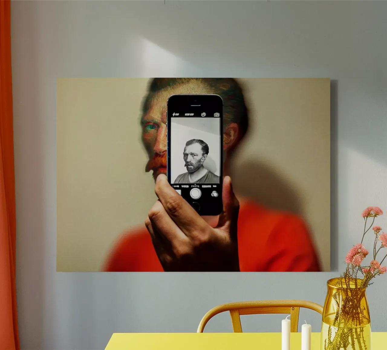 Show You My Selfie tela con Cornice a cassetta da Dikhotomy