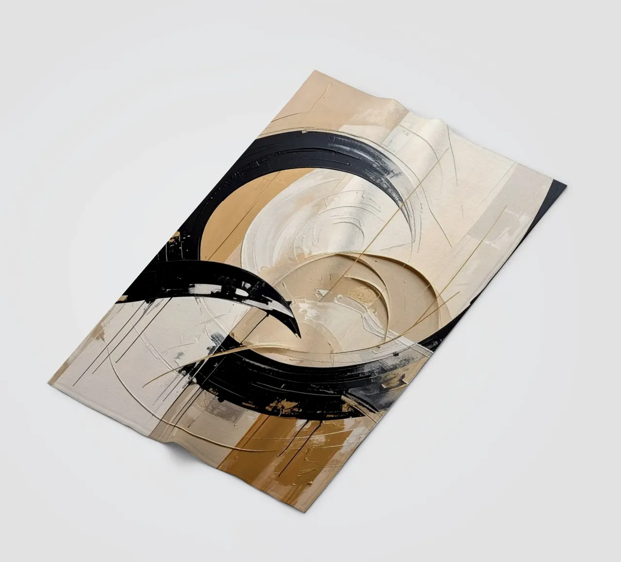 Calma astratta coperta in pile da Katalier (Abstract Harmony)