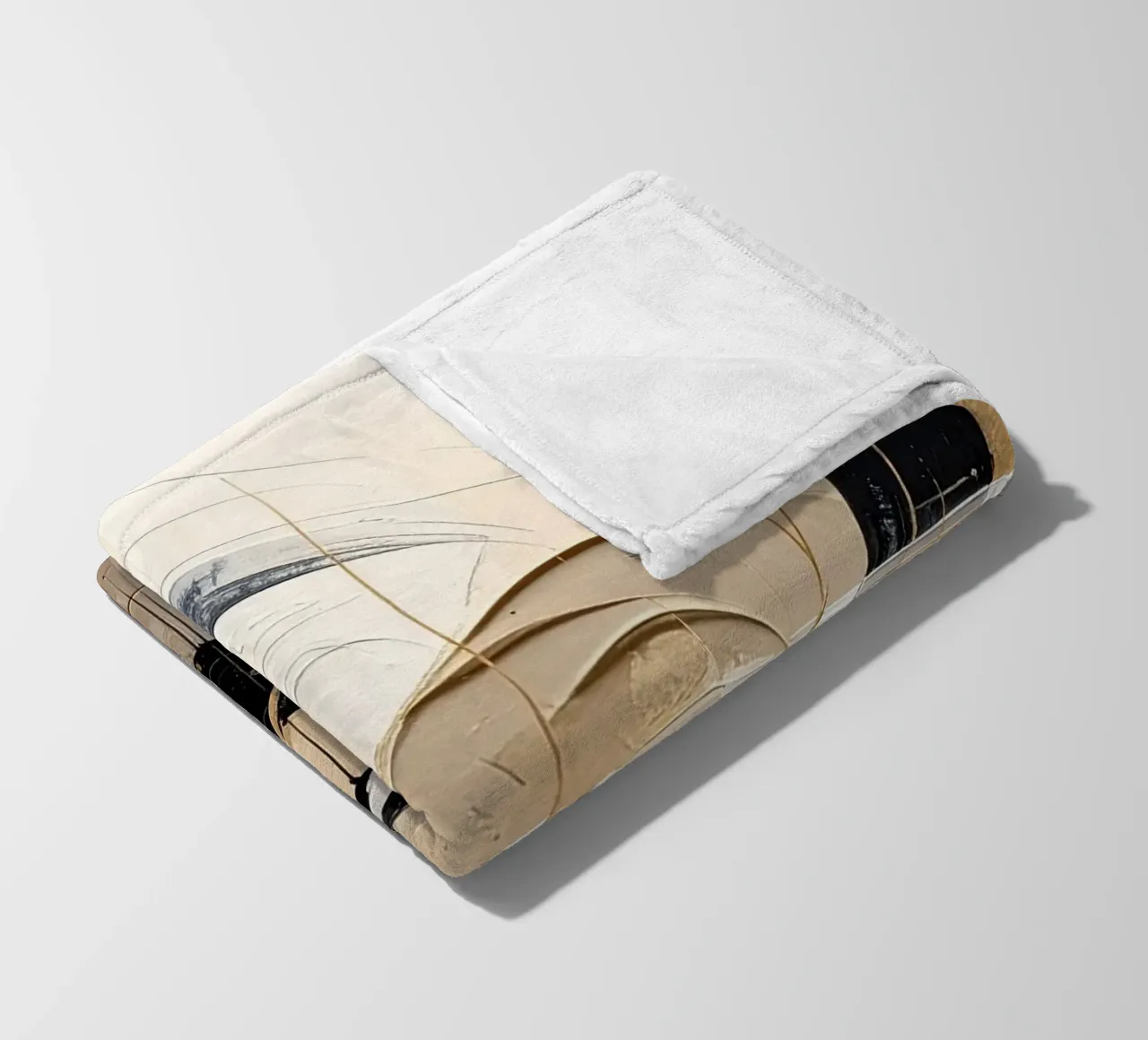 Calma astratta coperta in pile da Katalier (Abstract Harmony)