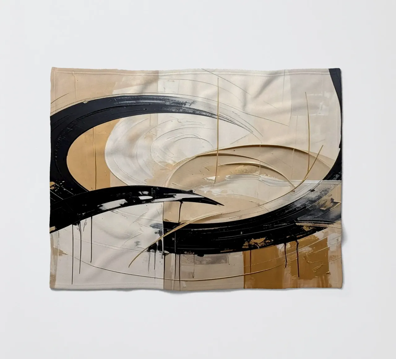 Calma astratta coperta in pile da Katalier (Abstract Harmony)