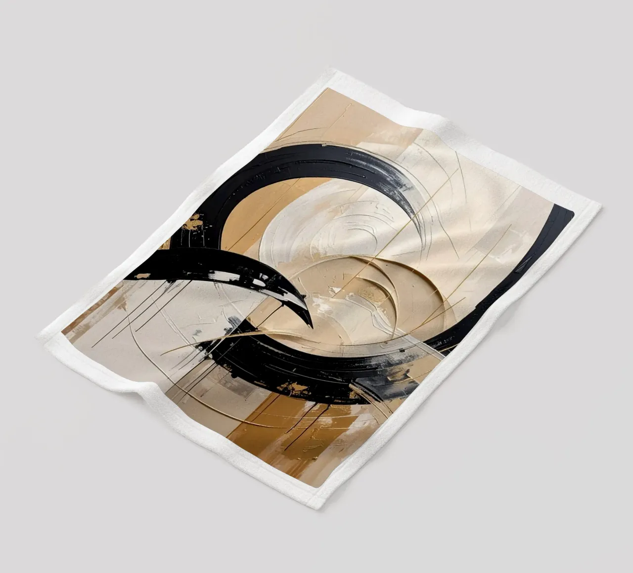 Calma astratta coperta in pile da Katalier (Abstract Harmony)