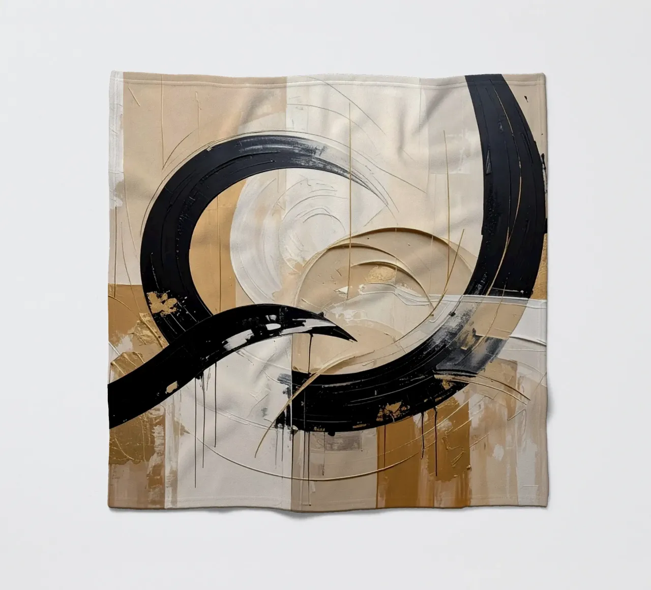 Calma astratta coperta in pile da Katalier (Abstract Harmony)