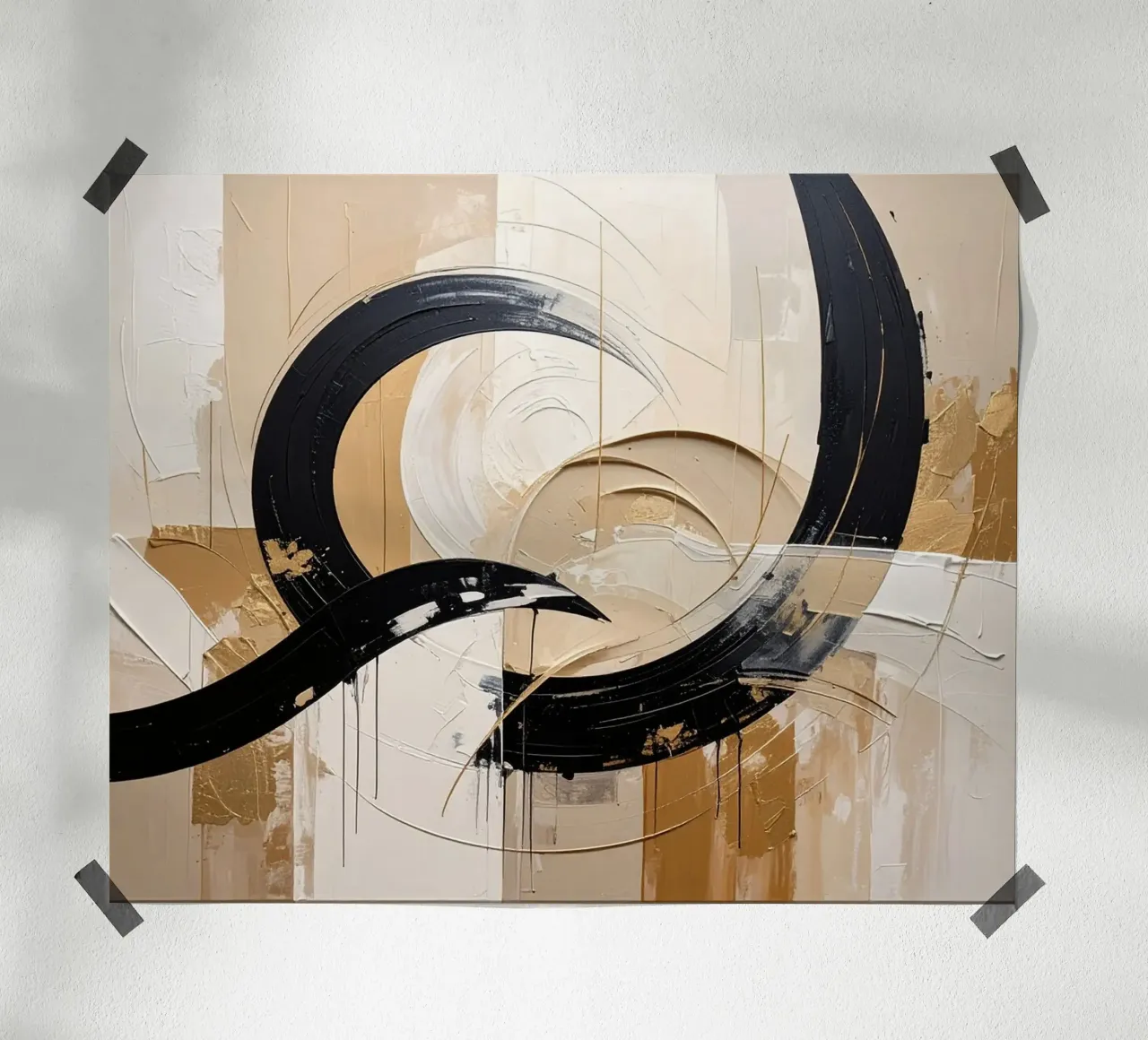Abstracte rust poster van Katalier (Abstract Harmony)