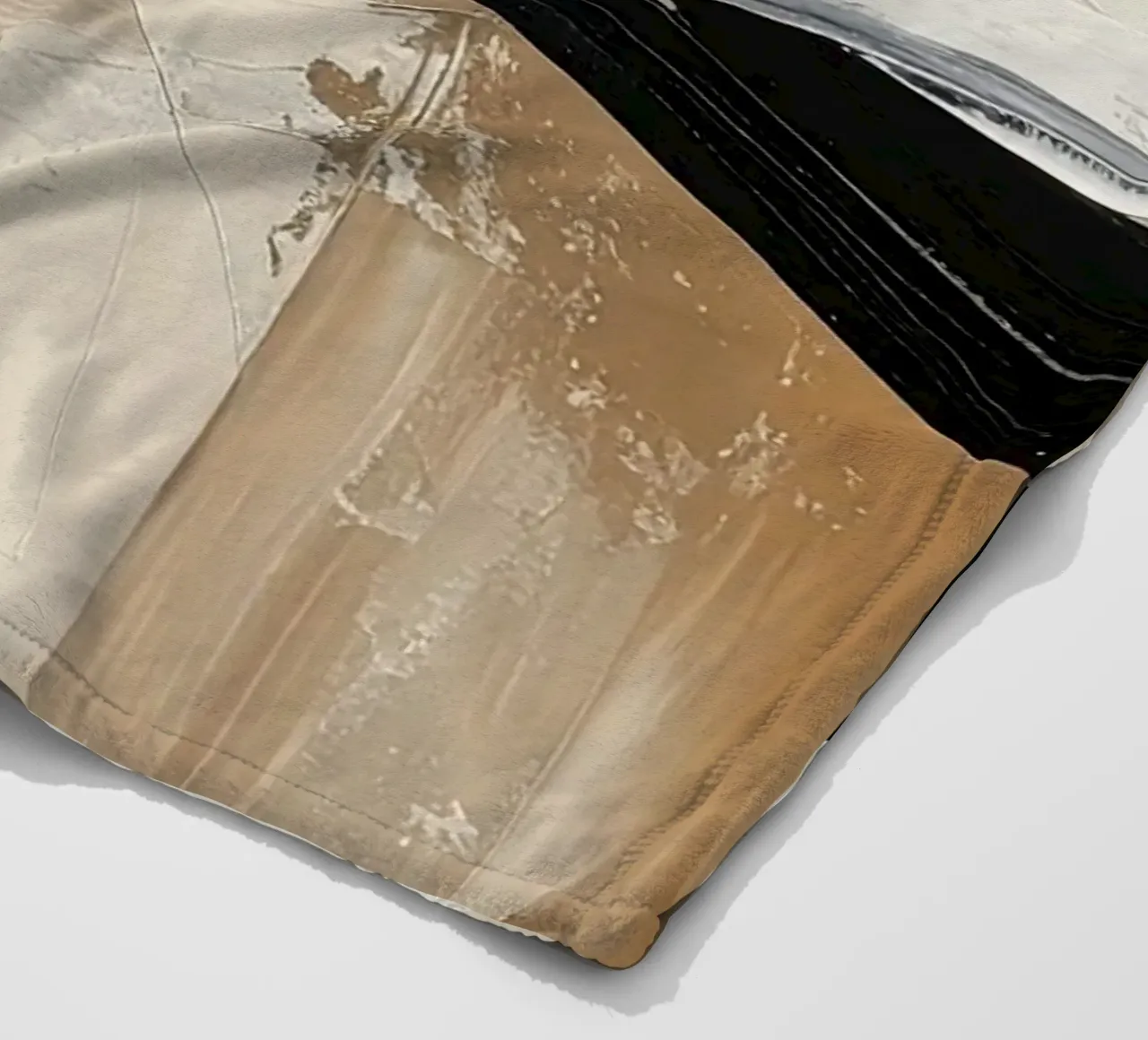 Abstrakte Berührung Fleecedecke von Katalier (Abstract Harmony)