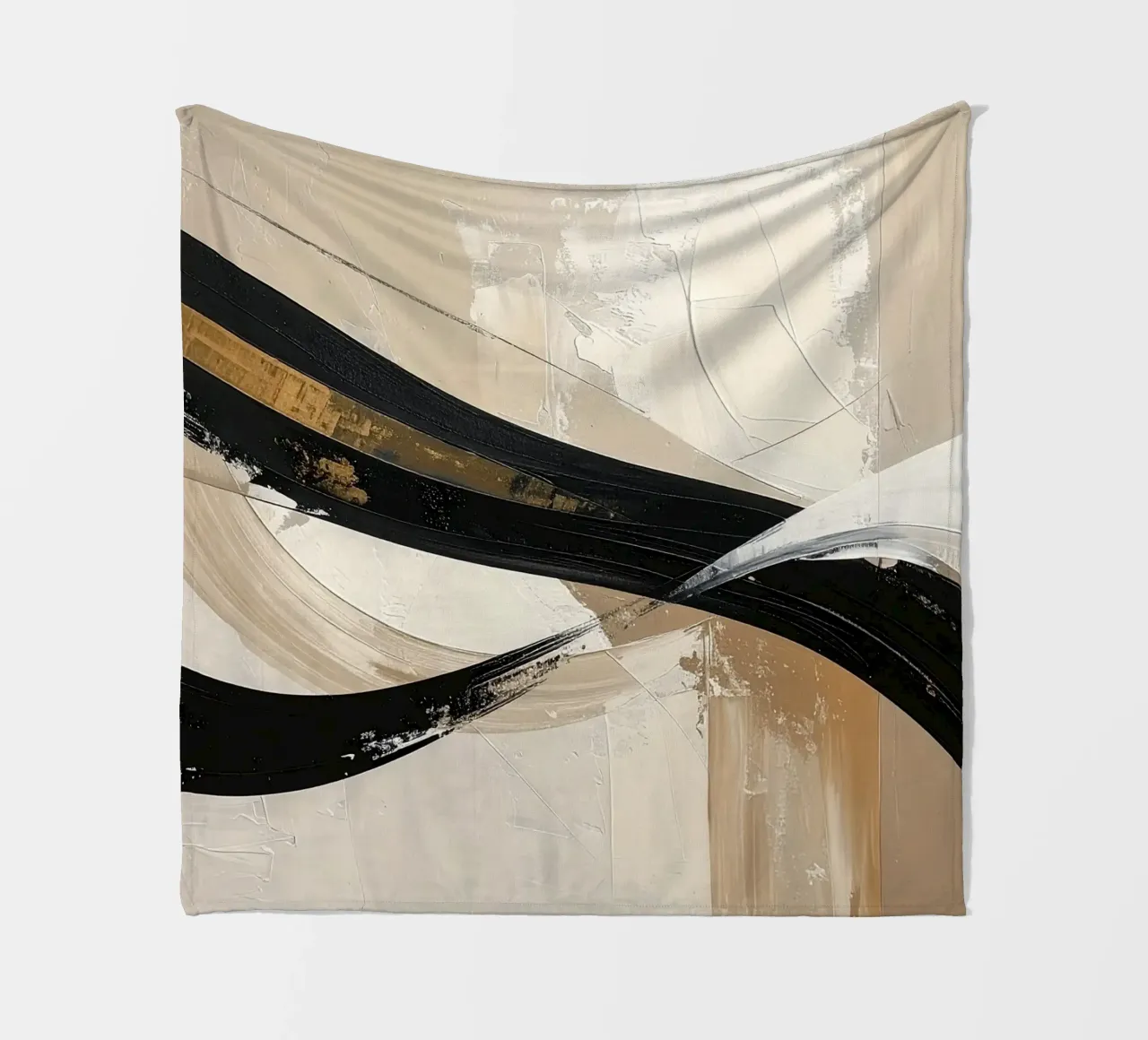 Abstrakte Berührung Fleecedecke von Katalier (Abstract Harmony)