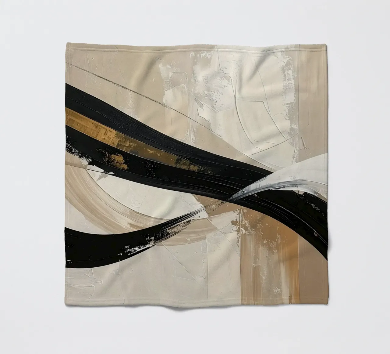 Abstrakte Berührung Fleecedecke von Katalier (Abstract Harmony)