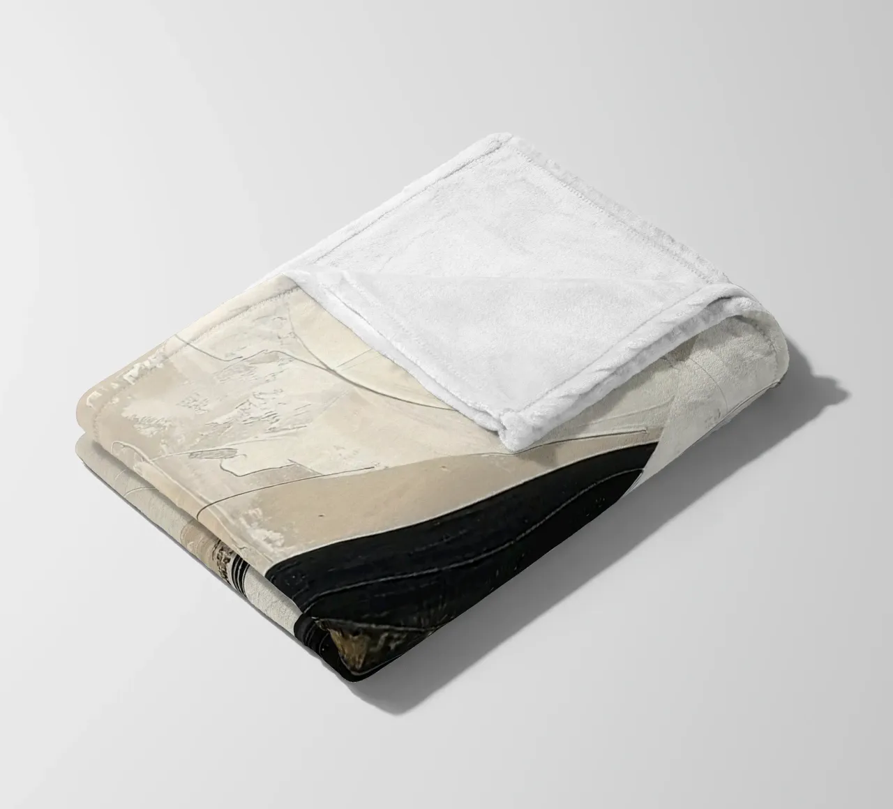 Abstrakte Berührung Fleecedecke von Katalier (Abstract Harmony)