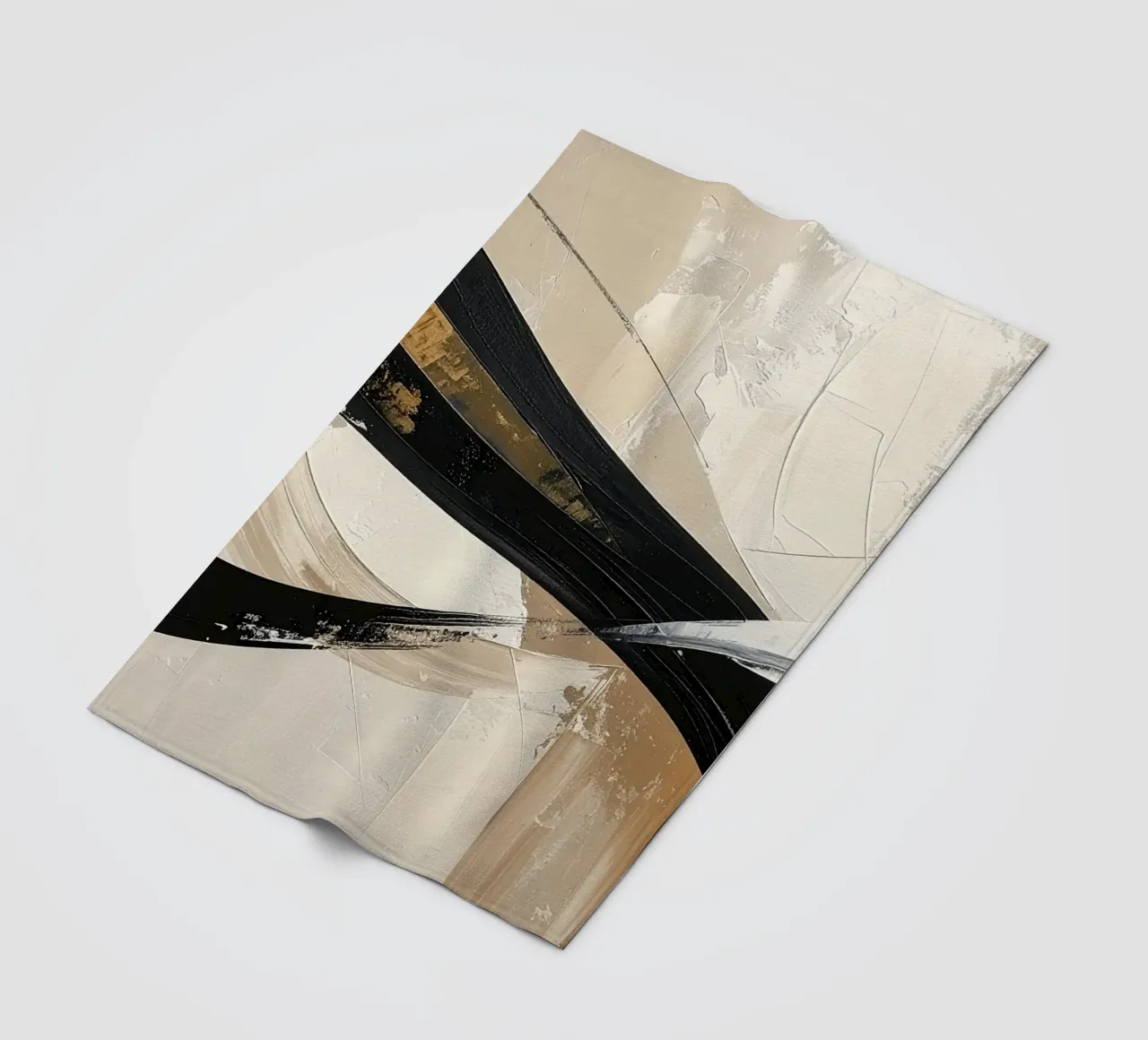 Abstrakte Berührung Fleecedecke von Katalier (Abstract Harmony)