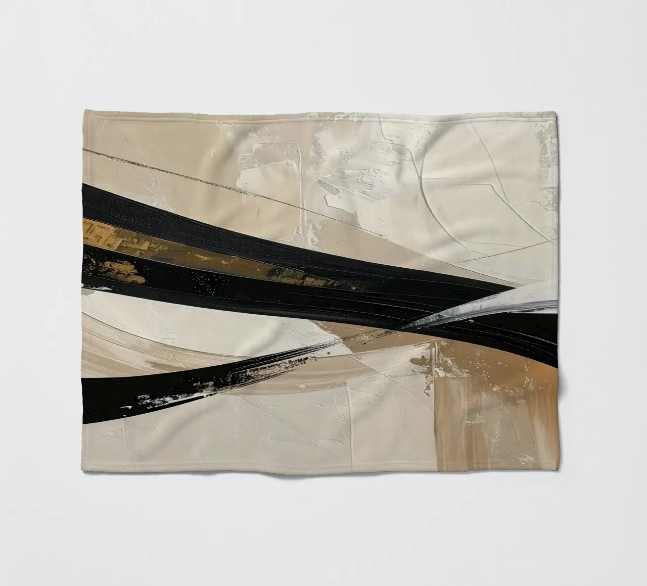 Abstrakte Berührung Fleecedecke von Katalier (Abstract Harmony)