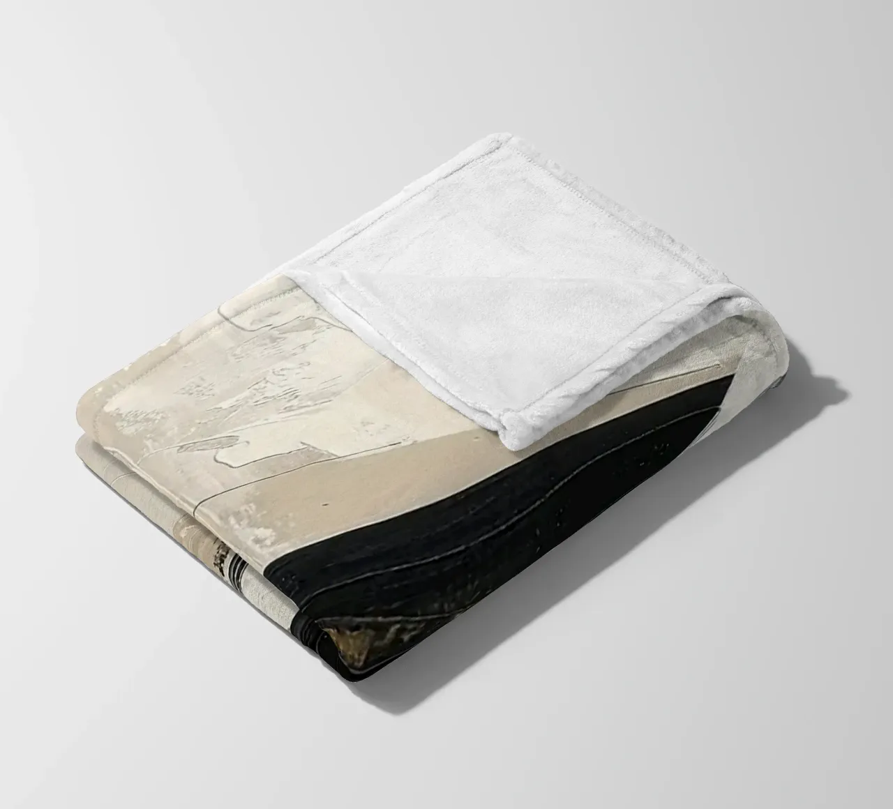 Abstrakte Berührung Fleecedecke von Katalier (Abstract Harmony)