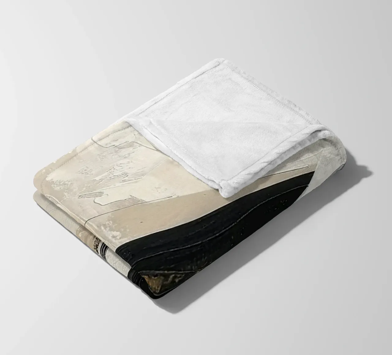 Abstrakte Berührung Fleecedecke von Katalier (Abstract Harmony)