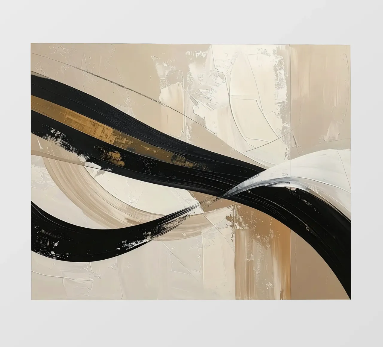 Abstracte aanraking fotobehang van Katalier (Abstract Harmony)