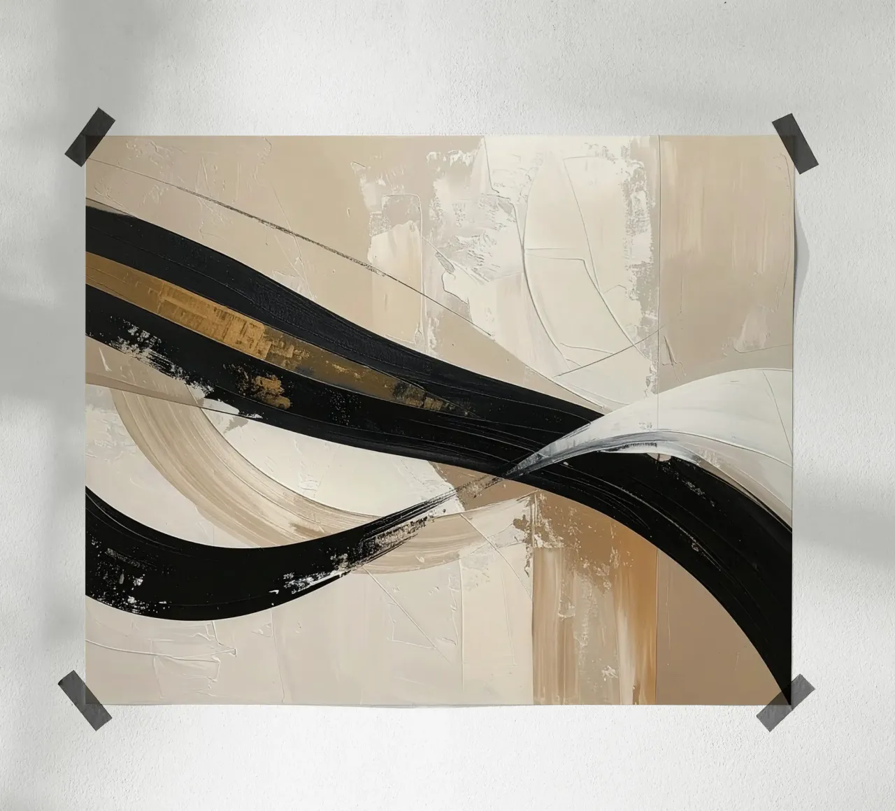 Abstract touch Poster von Katalier (Abstract Harmony)