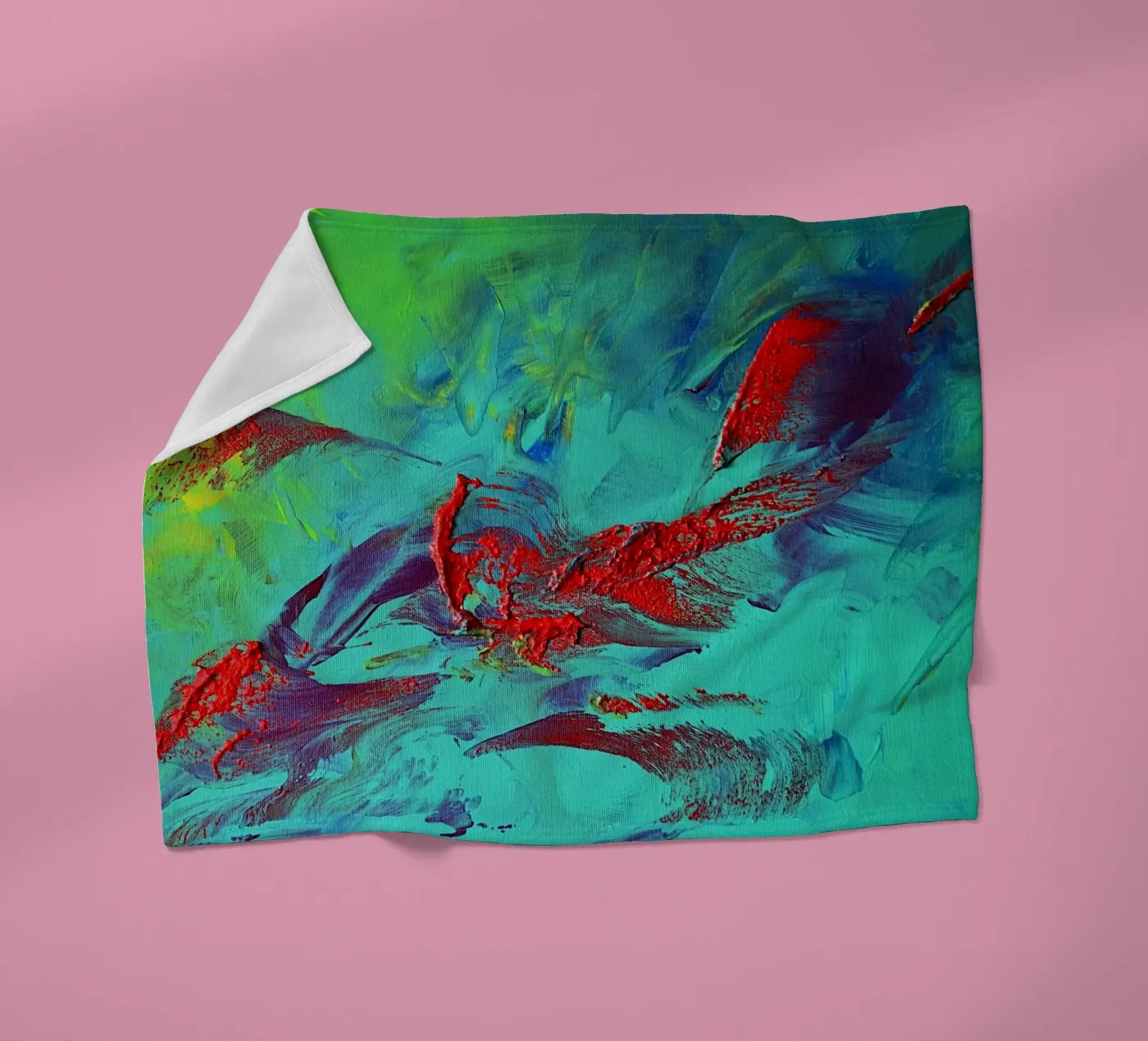 NETWORK fleece blanket by Little treasures for your home