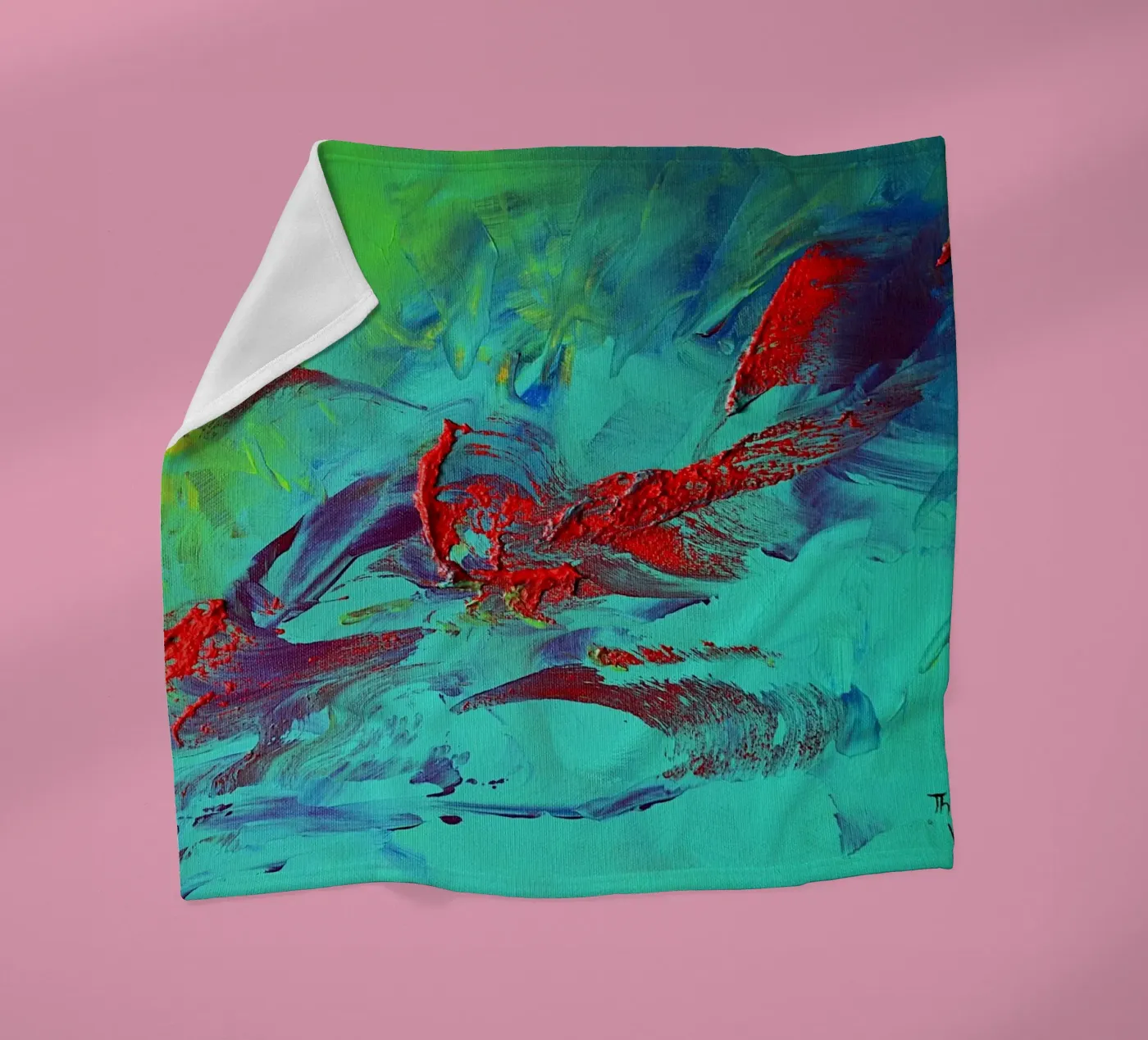 NETWORK fleece blanket by Little treasures for your home