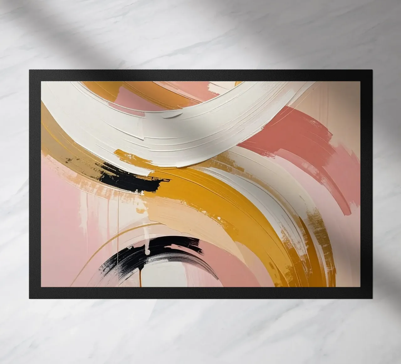 Riflessi caldi zerbino da Katalier (Abstract Harmony)