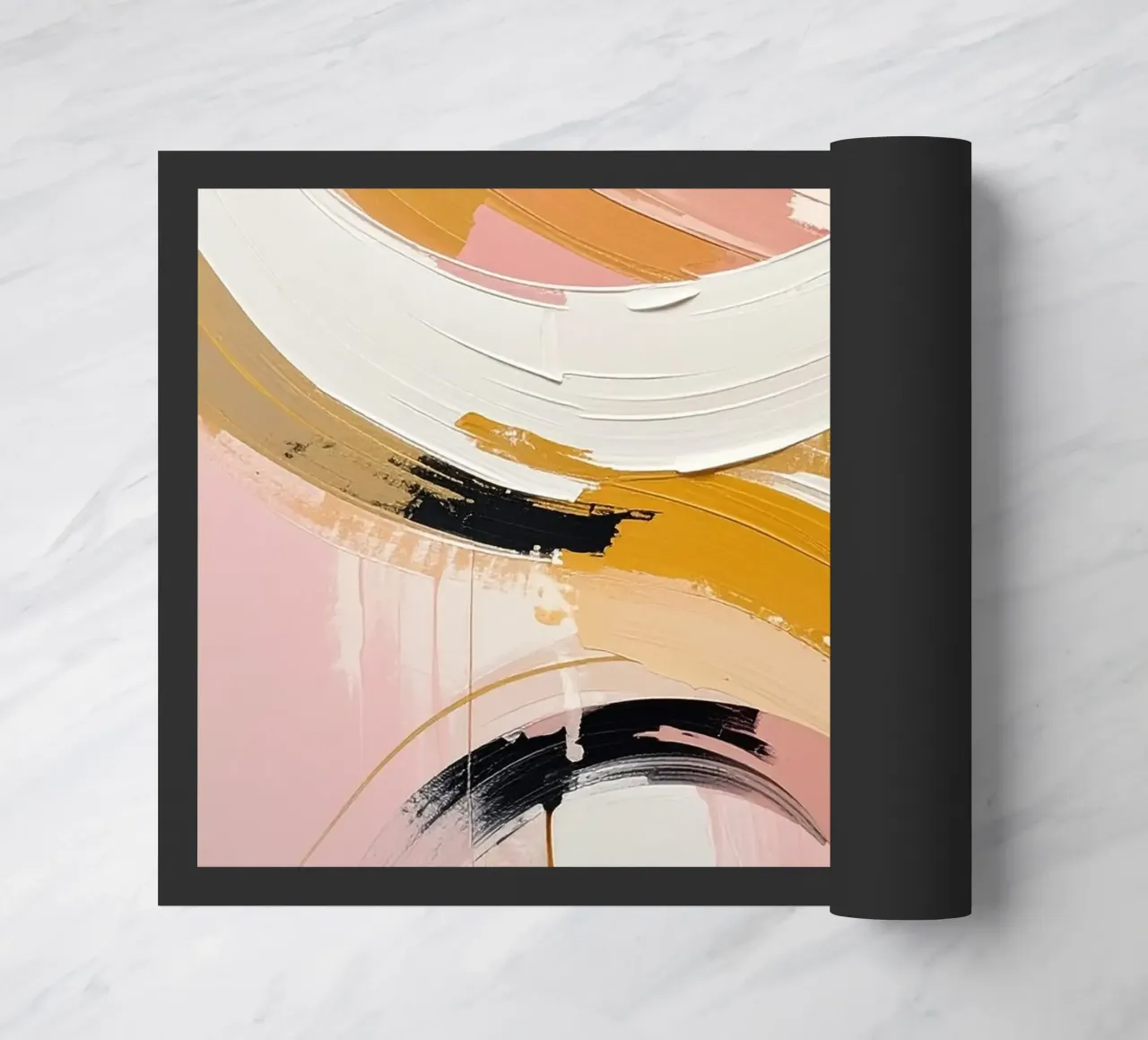 Riflessi caldi zerbino da Katalier (Abstract Harmony)