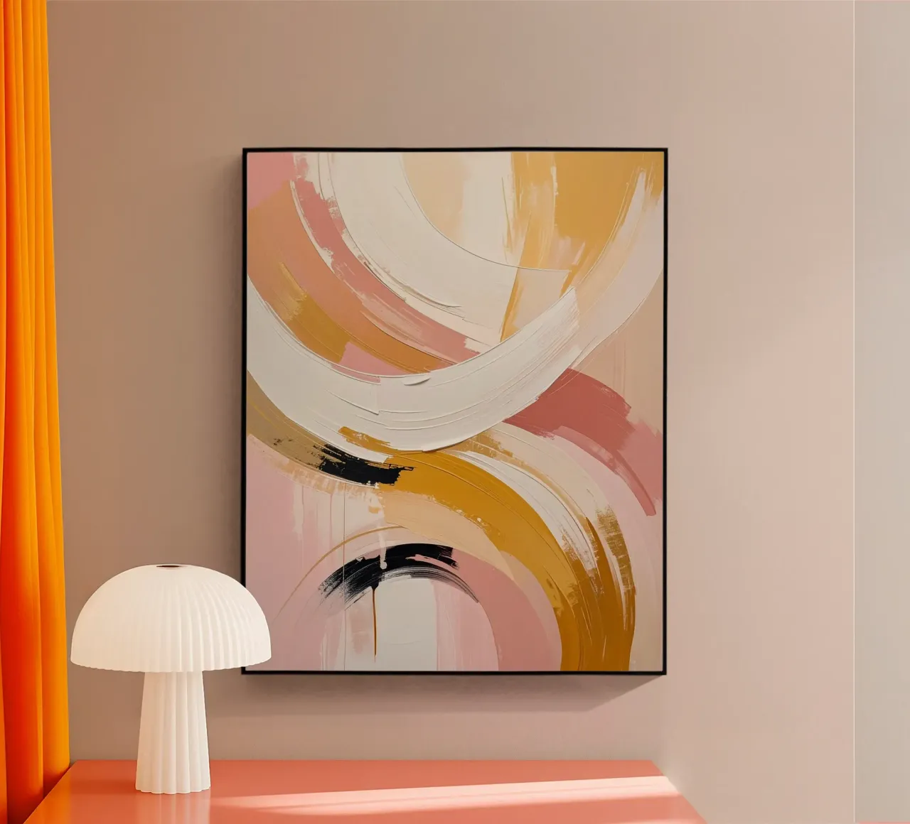 Reflets chauds plexiglas de Katalier (Abstract Harmony)