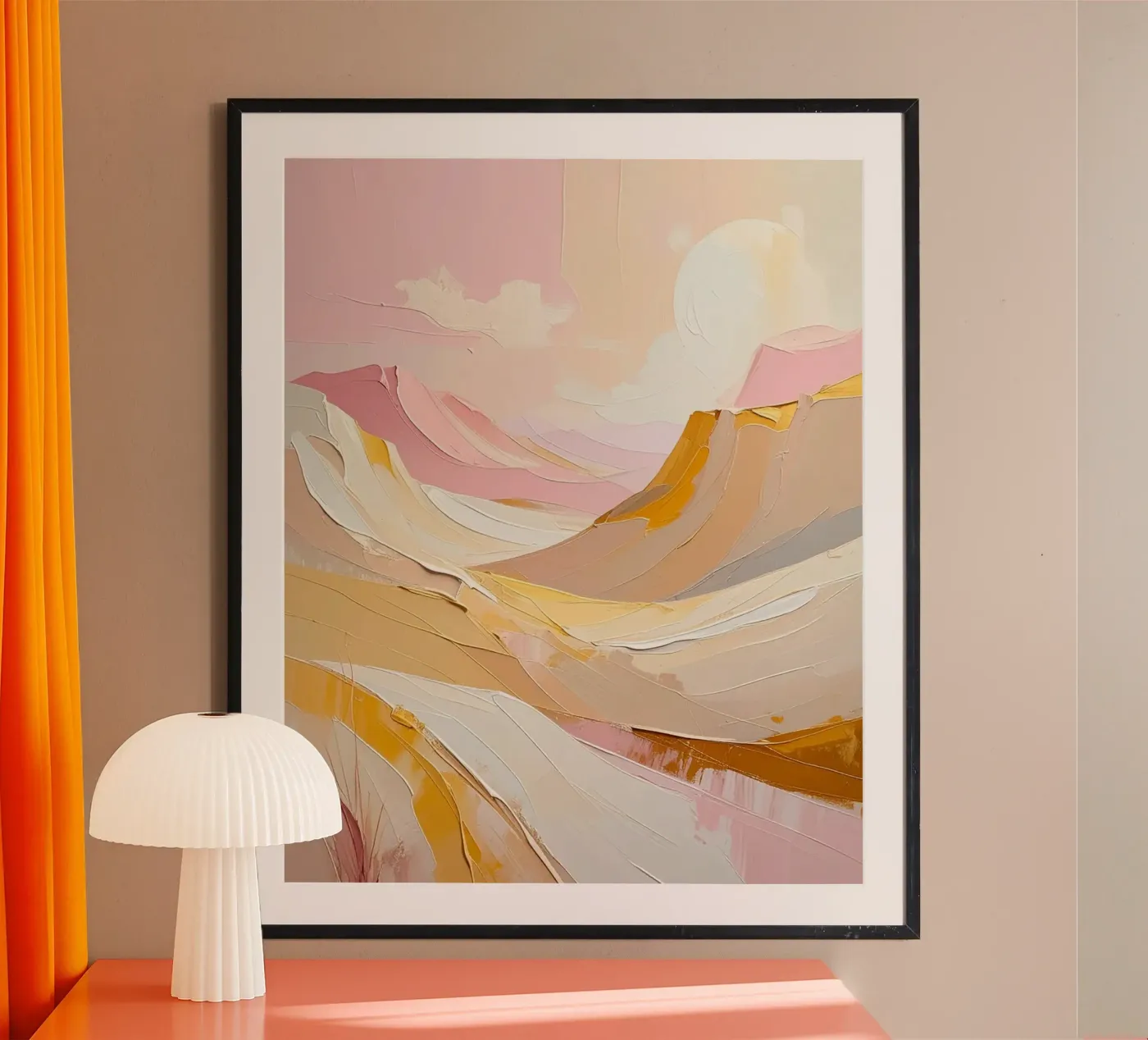 Abstract warmth poster by Katalier (Abstract Harmony)