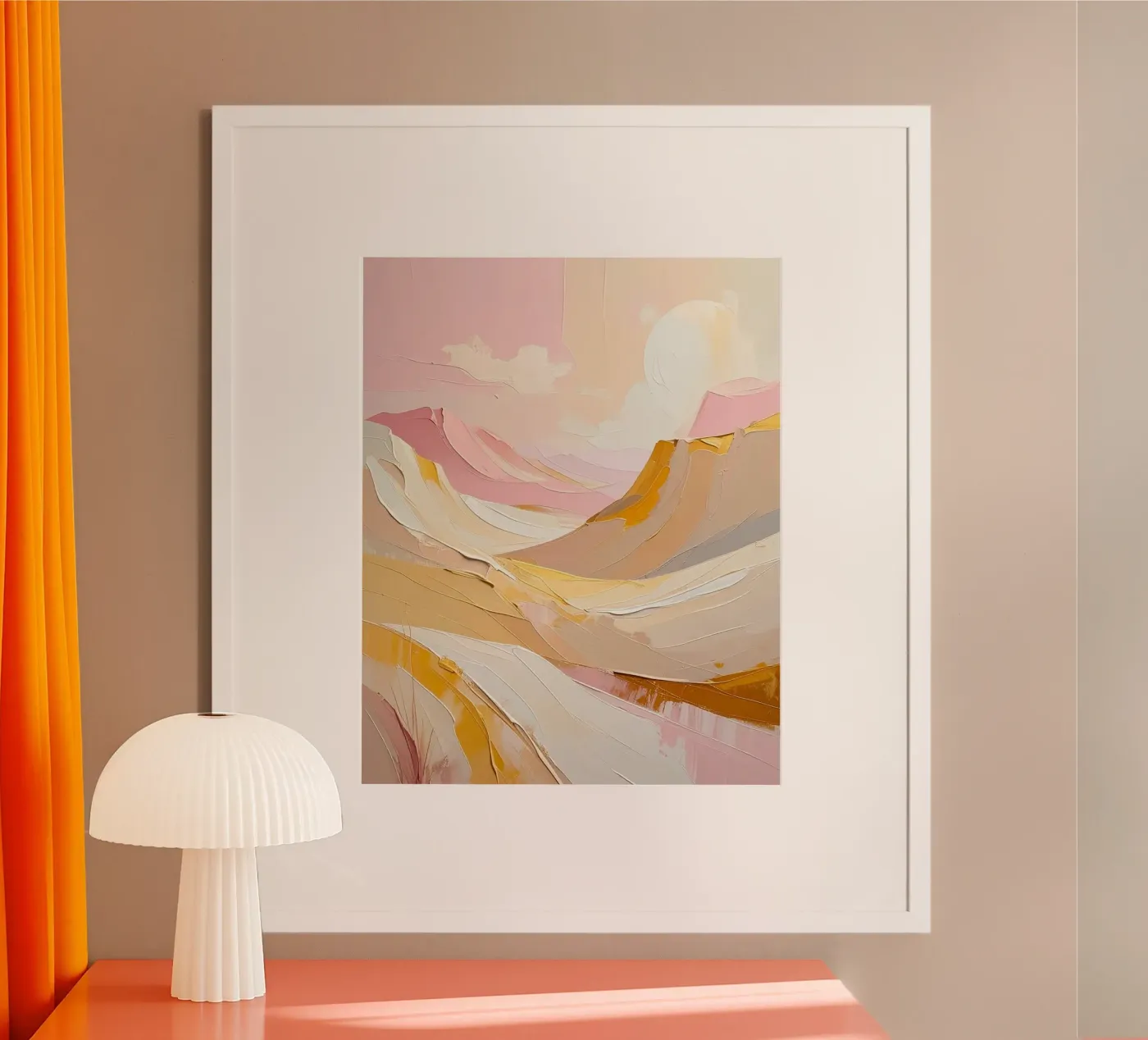 Abstract warmth poster by Katalier (Abstract Harmony)