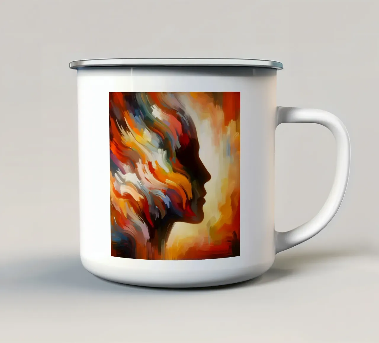 VIBRANTE tazza in smalto da ARTOMATIC