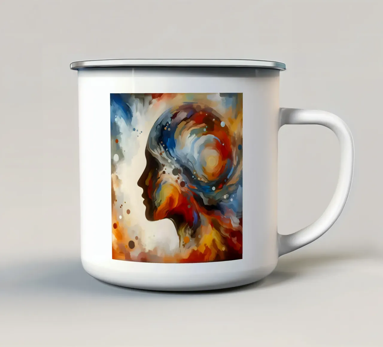 SOGNASOGNO tazza in smalto da ARTOMATIC