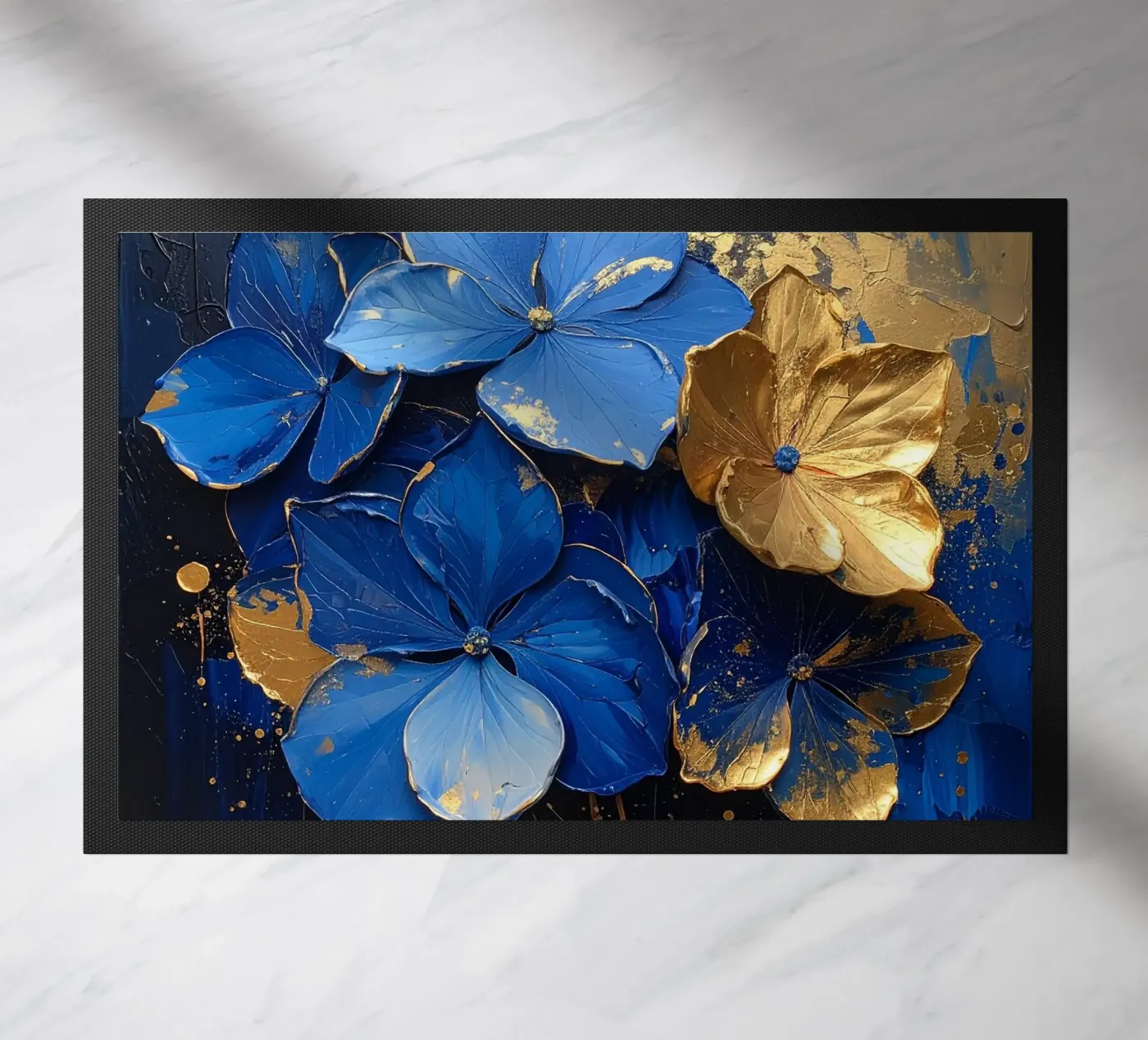 Noble hydrangea Fußmatte von Katalier