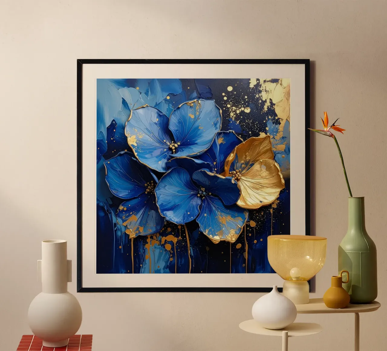 Noble hydrangea poster by Katalier