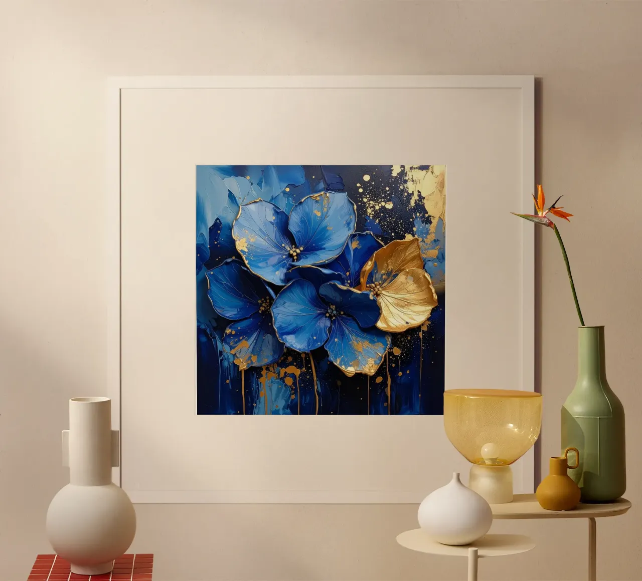 Noble hydrangea poster by Katalier