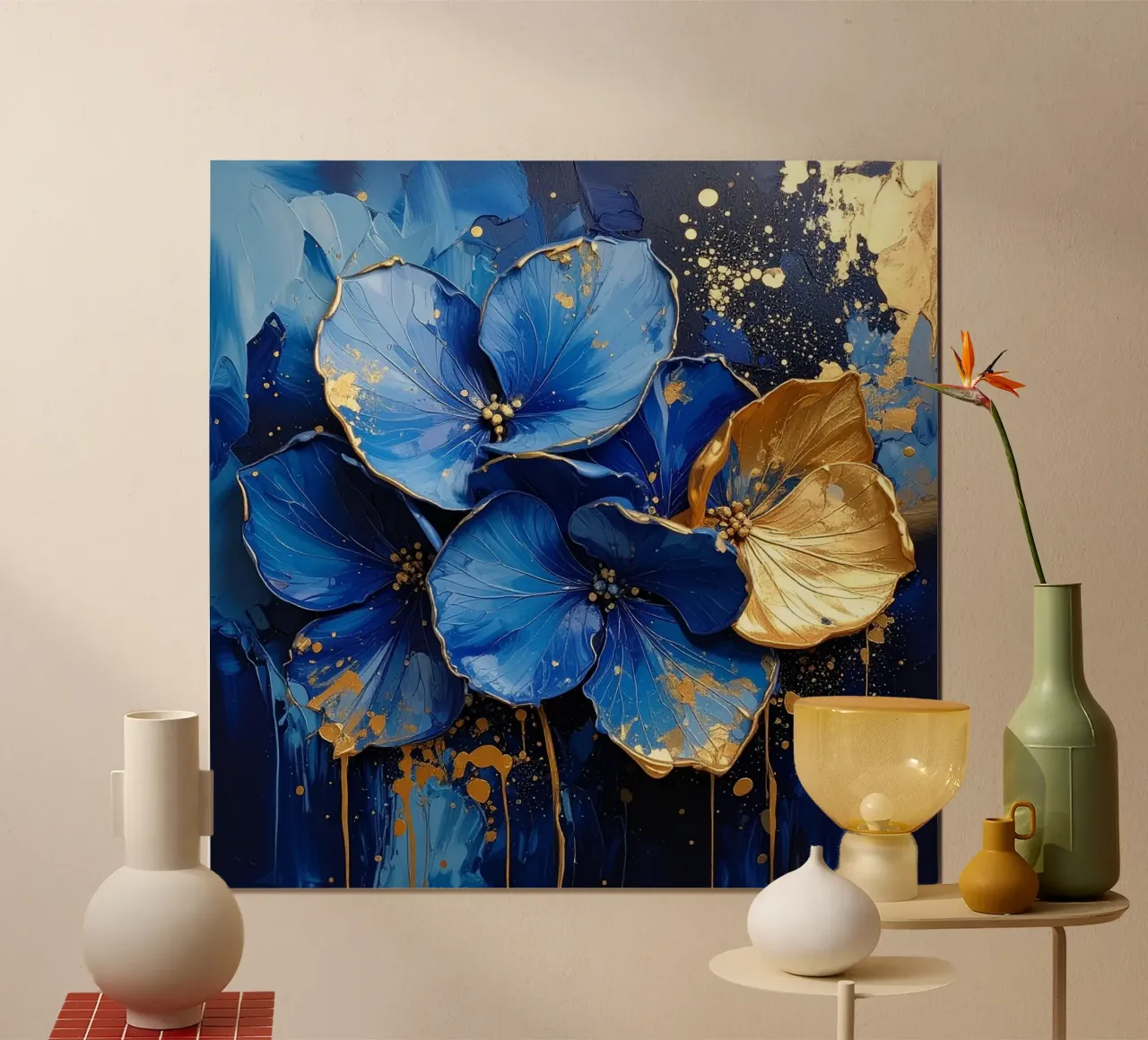 Noble hydrangea poster by Katalier