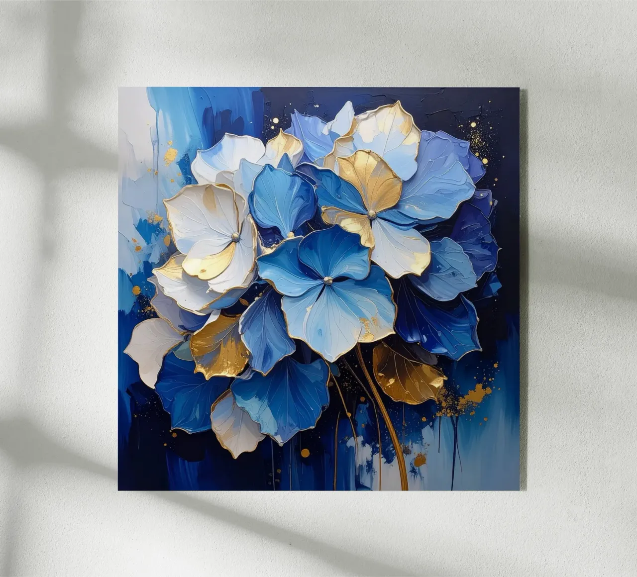 Noble hydrangea acrylic glass by Katalier