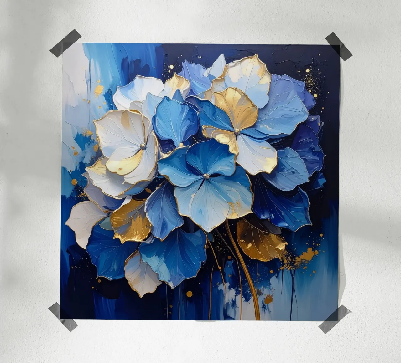 Noble hydrangea poster da Katalier