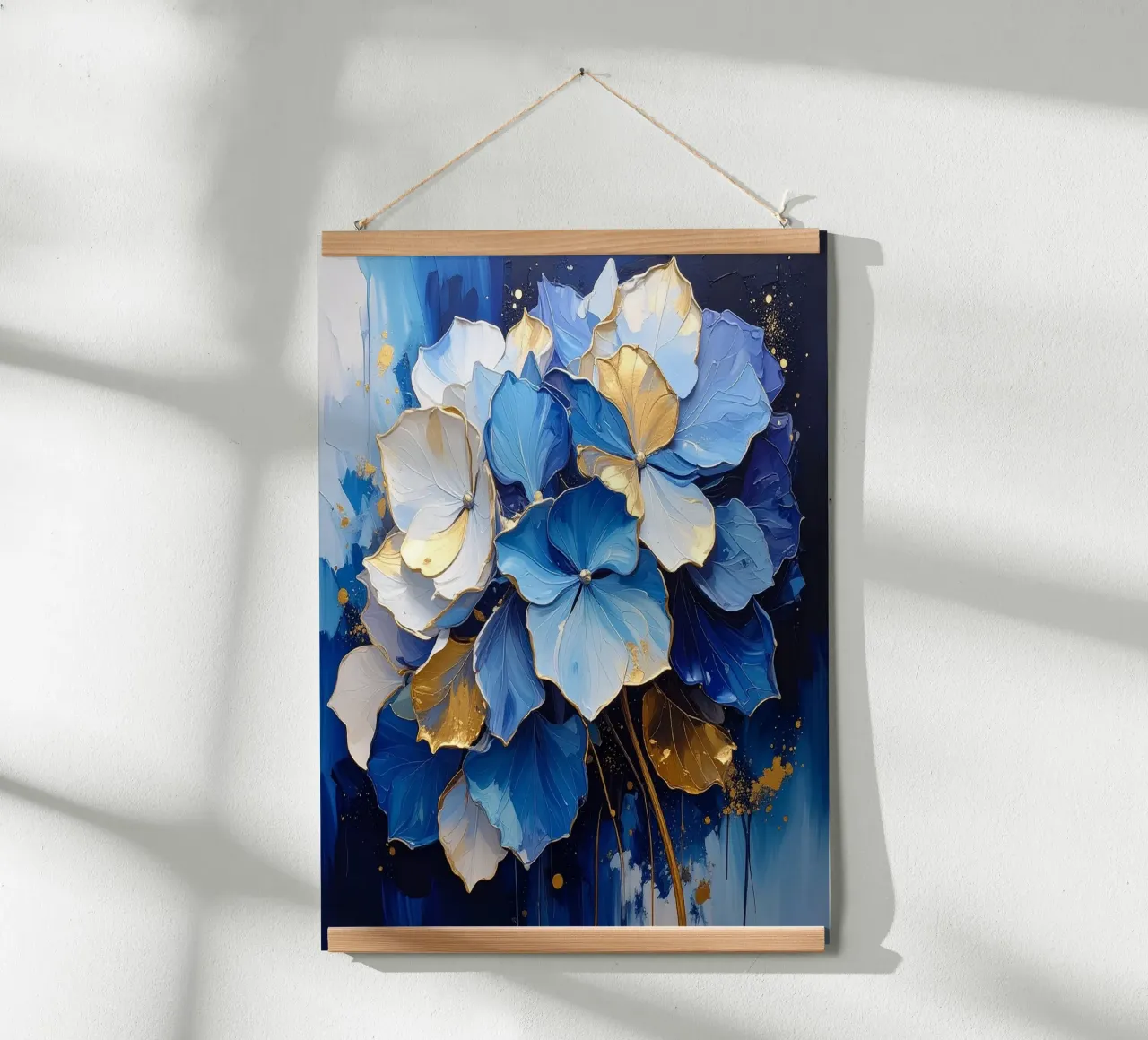 Noble hydrangea poster van Katalier