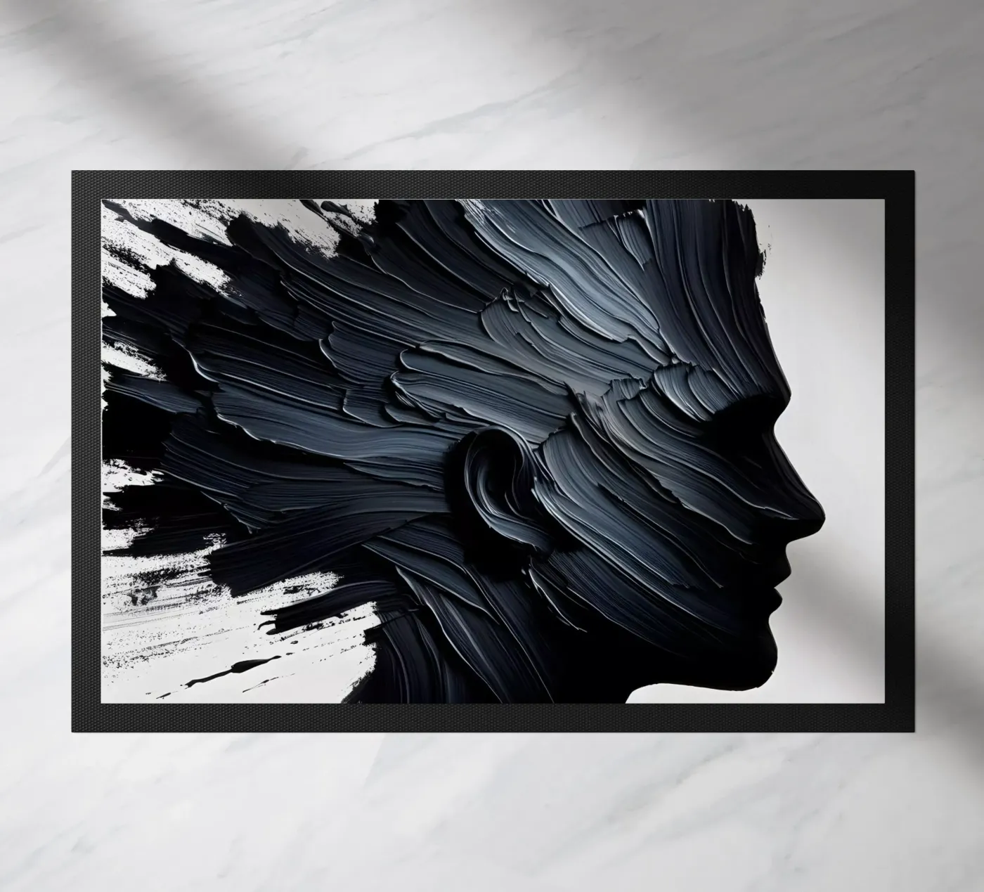 LAY IT ON THICK doormat by ARTOMATIC