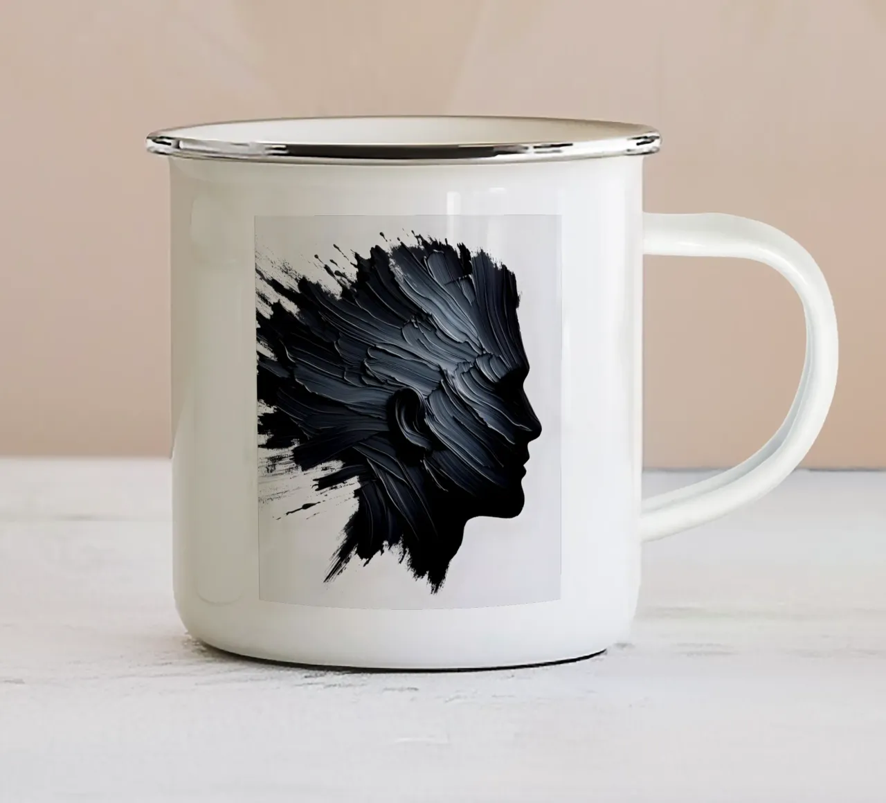 SPALMARE IL TUTTO tazza in smalto da ARTOMATIC