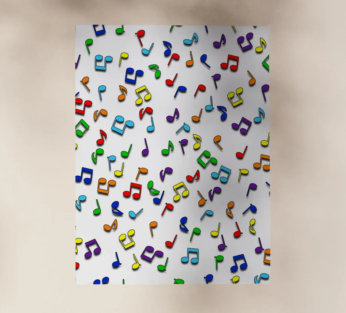 Rainbow Notes White pellicola backlit da kimbus_mom