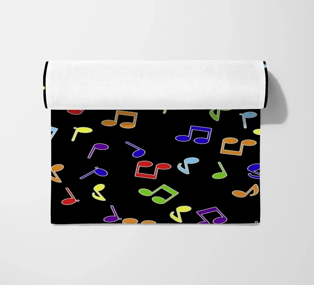 Rainbow Notes Black telo mare da kimbus_mom