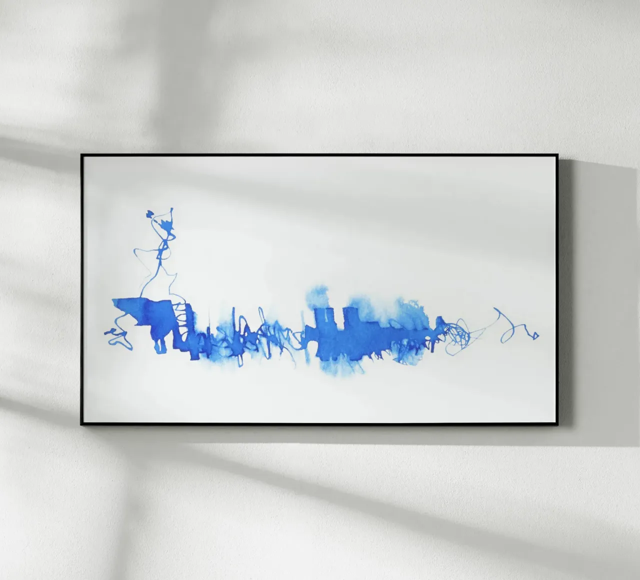 Abstract Blue 01 plexiglass da Andrea Dölling