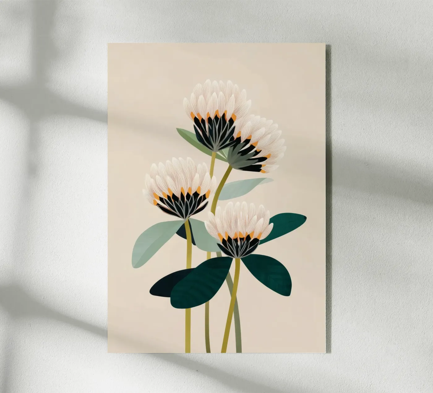 Soft Botanica acrylic glass by cityart