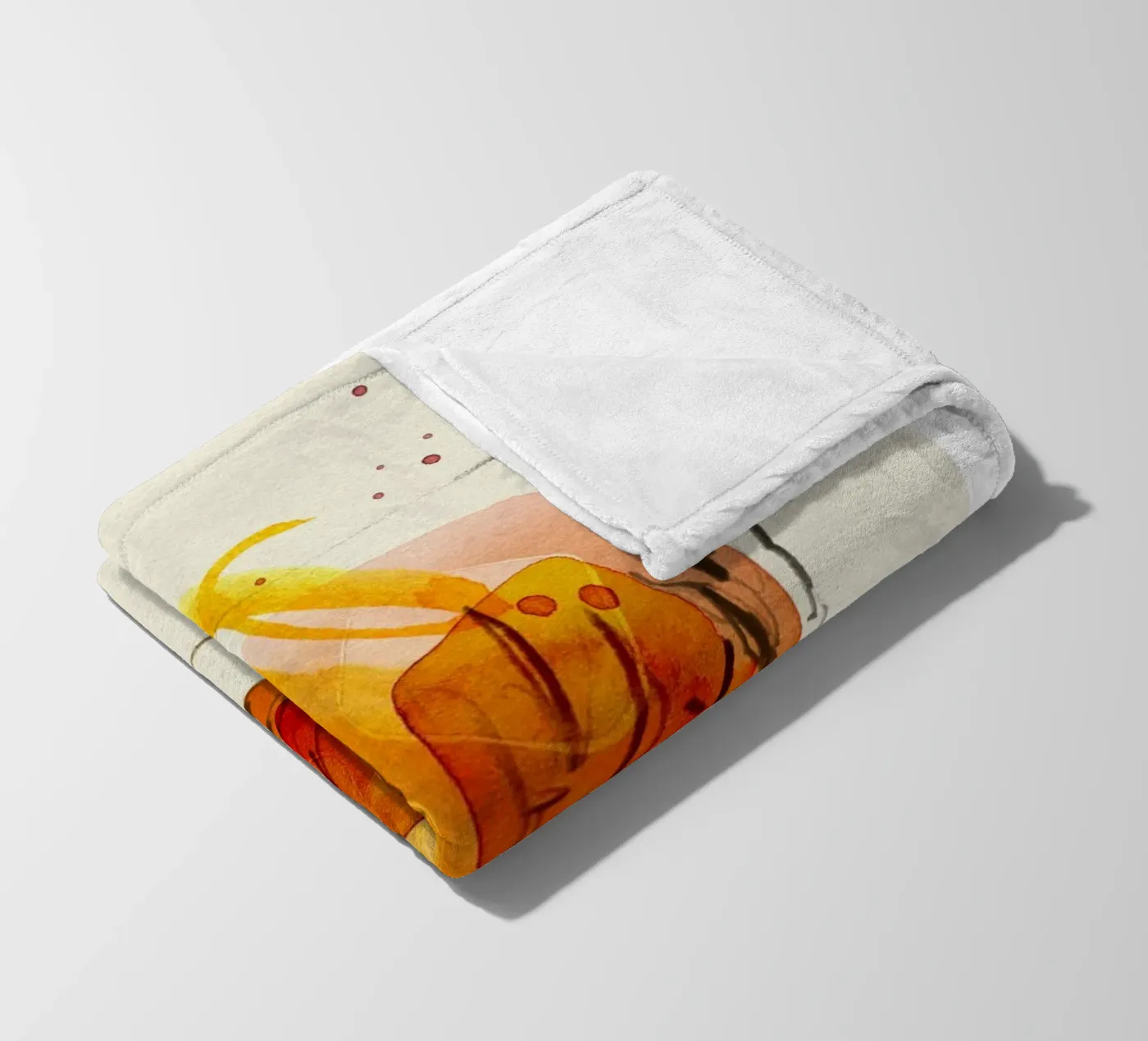 Negroni Fleecedecke von Ekaterina Koroleva