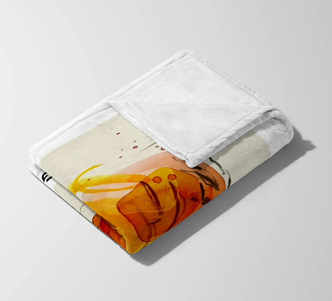 Negroni Fleecedecke von Ekaterina Koroleva