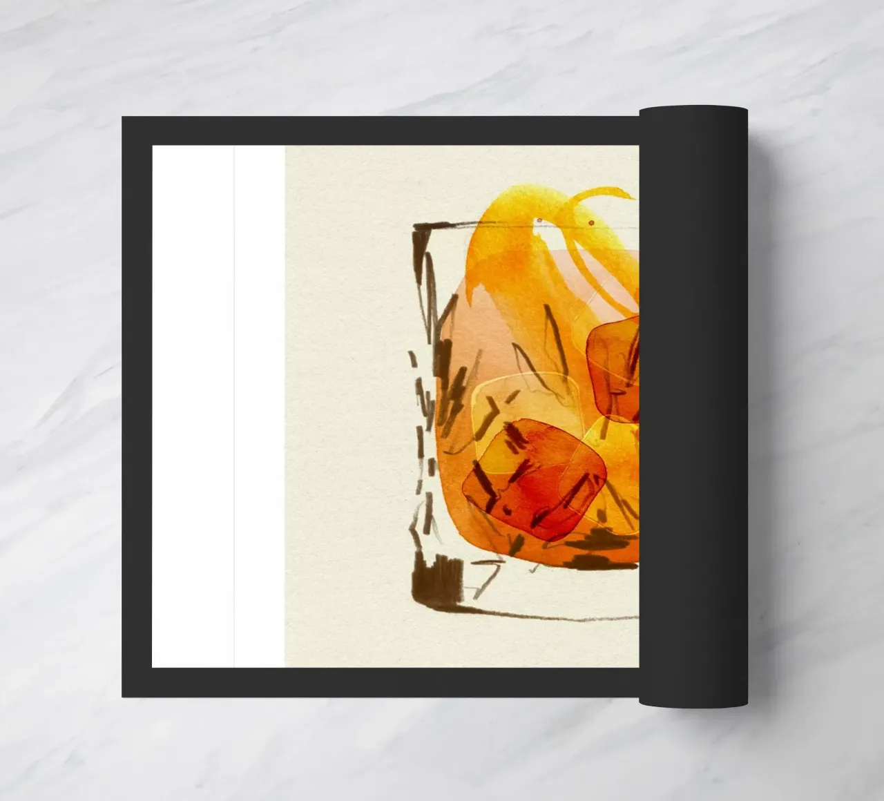 Negroni doormat by Ekaterina Koroleva