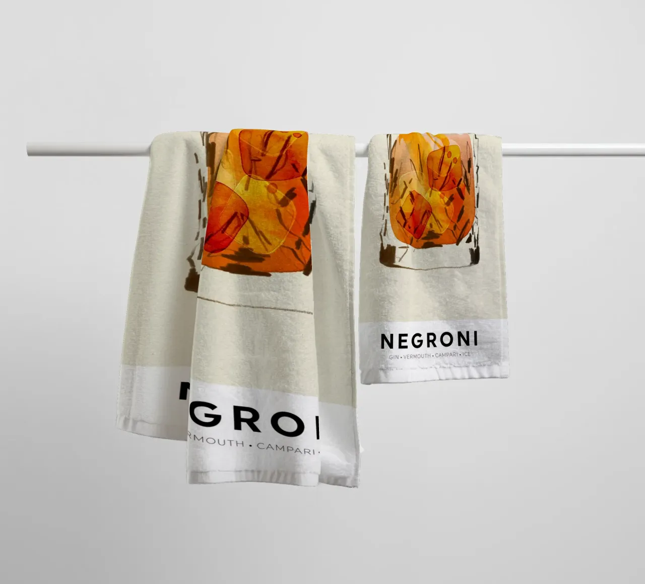 Negroni asciugamano da bagno da Ekaterina Koroleva