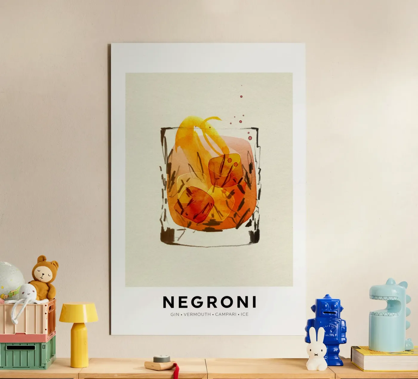 Negroni alluminio dibond da Ekaterina Koroleva