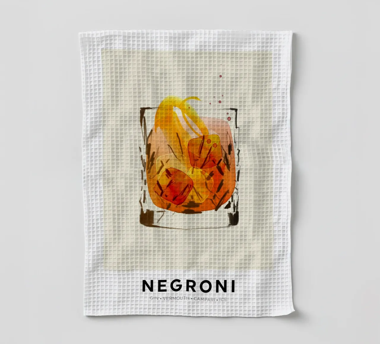 Negroni canovaccio da cucina da Ekaterina Koroleva