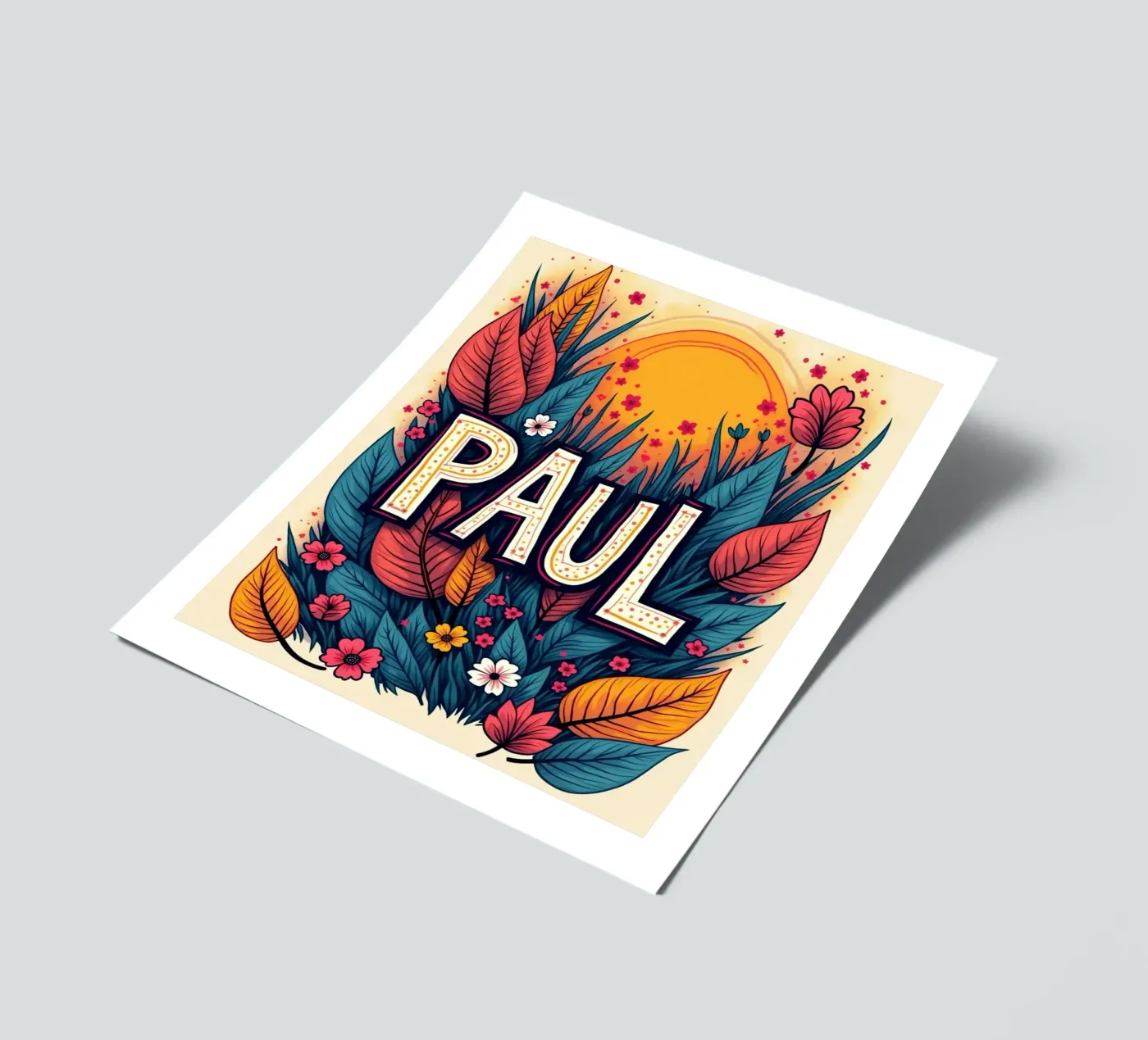 PAUL sticker sheet by CASTILO Namengalerie